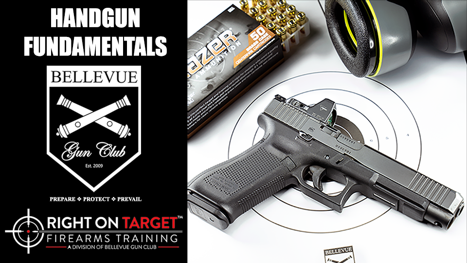 Ad for Handgun Fundamentals course