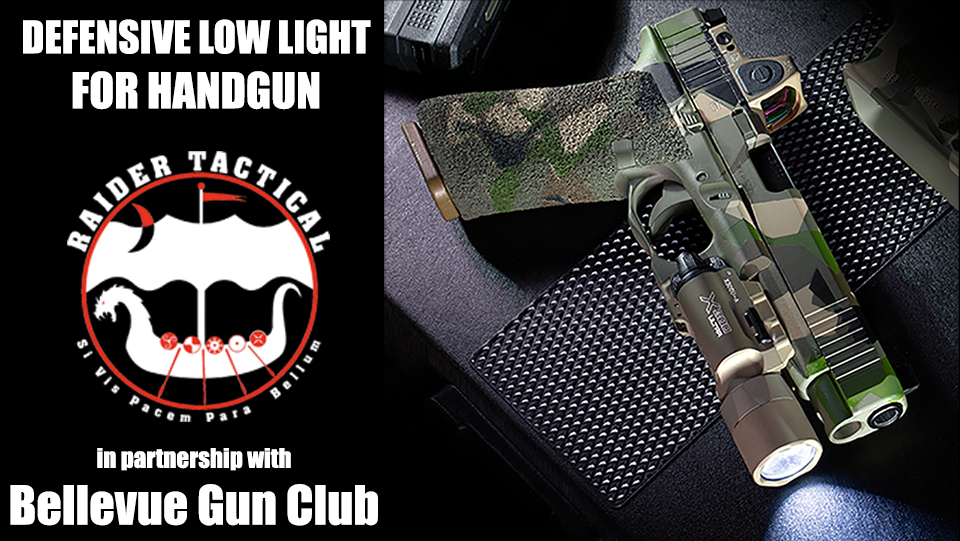 ad for defensive low light for handgun course