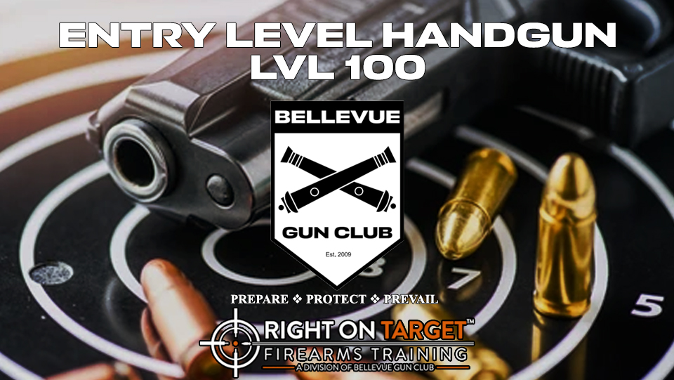 Ad for Entry Level Handgun course